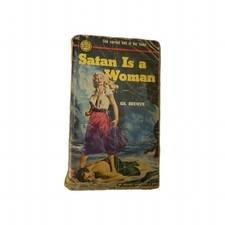Satan Is A Women Gil Brewer 1951 Gold Medal Phillips Vintage Paperback Rare Pulp picture