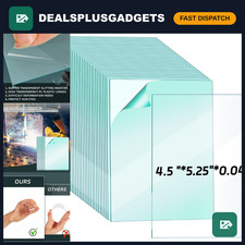 40 Pcs Clear Welding Lens Covers 4.5x5.25