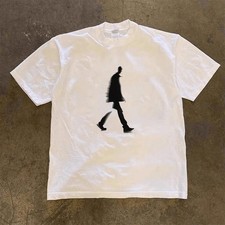 Blurred Silhouette Graphic T-Shirt Premium Cotton Streetwear Casual Tee picture