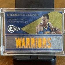 2010-11 Panini Totally Certified - Fabric of the Game Stephen Curry #39 /99 picture