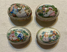 Vintage Lenox Easter Egg Trinket Set (4) 1990-1993 Limited Edition picture