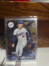 2024 Topps Chrome Lids Mitchell & Ness Base RC Yoshinobu Yamamoto #30 Dodgers picture