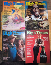 5 High Times Magazine Lot , Including Andy W and Bob Marley (All 70's era) picture