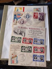 Monaco Royal Wedding & F. I.P. E  X. 1956  First Day Covers + 1 Other Envelope  picture