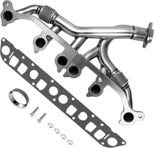 For 1991-1999 Jeep Wrangler Cherokee 4.0L L6 TJ YJ Stainless Manifold Header picture