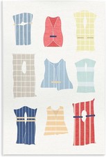 Stupell Industries Modern Life Jackets Wall Plaque Art 10