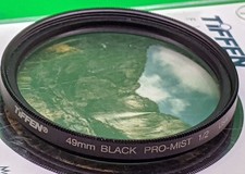 Tiffen 49mm Black Pro-Mist 1/2 Filter In Case picture