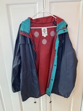 Columbia Sportswear Vintage Mens Navy Rain Suit Jacket Pants Set Size Large picture