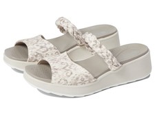 BZees Womens New Wave Slide Sandal Natural Ikat Print (Women's Size 6) picture