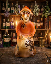 Fenton Wolverine Halloween WitchL /M Kibbe picture