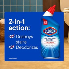 Clorox Toilet Bowl Cleaner with Bleach 24 fl oz 2 Pack Bleach Toilet Bowl picture