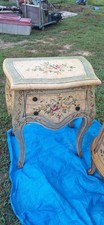 GORGEOUS ANTIQUE TABLE  2 DRAWERS picture