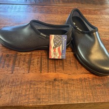 Sloggers Men’s Size 12 Black Rain & Garden Slip-On Shoes Waterproof Made USA picture