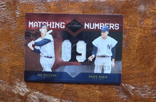 2005 LEAF LIMITED TED WILLIAMS ROGER MARIS GAME WORN JERSEYS #14/25 picture