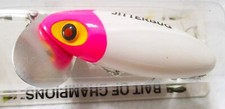 Fred Arbogast JITTERBUG G651 PINK/WHITE New Old Stock picture