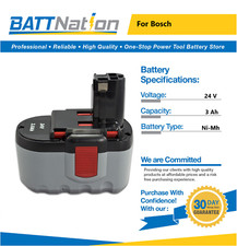 24V 3Ah NiMh Battery for Bosch BAT030 BAT031 BAT240 BAT299 picture