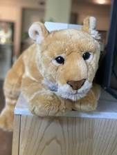 Vintage GUND Caspian Jumbo Giant Lioness plush 38” Retired Super Rare #31087 HTF picture