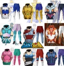 Saint Seiya Cosplay Knight Of The Zodiac Sports Hoodie Jogging Set picture