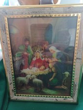 Wall Art  Vintage Depiction Of The Holy Family 3D Religious picture