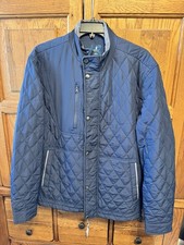 NWT Johnnie-O Juno Quilted Snap Jacket Navy Men’s Size Medium picture