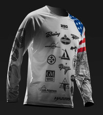 Forward Observations Group Qilo Tactical Team USA Jersey in White 250TH Medium picture