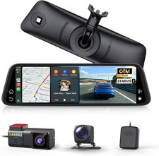 OEM Rear View Mirror Camera with CarPlay & Android Auto: 9.36
