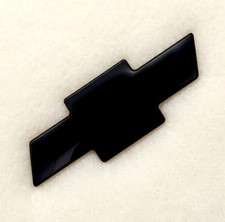 NEW 2003-06 Silverado 2006 Avanlanche 1500 2500 Front Grill emblem Bowtie Black picture