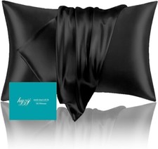 100% Mulberry Silk Pillowcase 25 Momme - Hair & Skin Friendly, Hidden Zipper picture