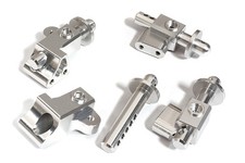 Machined Front & Rear Body Mount Set for Arrma 1/8 Outcast 6S BLX AR320357 picture