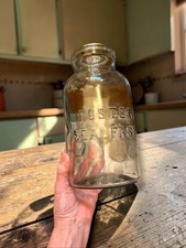 Half Gallon Vintage Foster Sealfast Canning Jar Embossed Logo No Wire/Lid /Decor picture