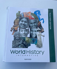 Savvas World History Interactive Teacher's Edition Textbook Hardcover picture