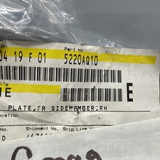 GENUINE MITSUBISHI OEM FRONT PLATE P/N 5220AQ10 BRAND NEW picture