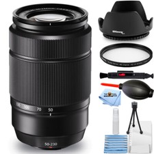 Fujifilm XC 50-230mm f/4.5-6.7 OIS II Lens (Black) - 7PC Accessory Bundle picture