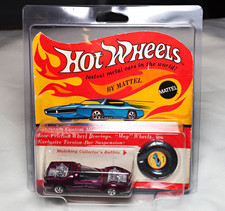 Vintage Hot Wheels Redlines Mod Quad Purple 1:64 Diecast Unopened w/ Button picture