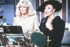 LMP118-094 1980s Dynasty Actress Linda Evans On Set Shoot Orig 35mm COLOR SLIDE picture