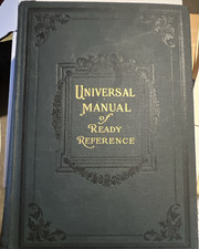 Universal Manual of Ready Reference by Henry W. Ruoff, Illustrated 1904 Book picture