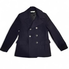Fleurette Double-Breasted Wool Peacoat picture