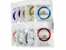 PandaHall Elite Aluminum Craft Wire 10 Rolls Multi Colors Jewelry Making DIY picture
