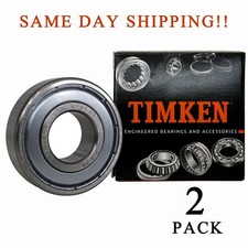 2PCS USA TIMKEN 6203-ZZ 6203-2Z Double Metal Seal Bearings 17x40x12mm 6203ZZ picture