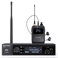 MELONARE Wireless IEM System Auto Scan Stereo SD-2-1R | 50 Frequencies, 164 f... picture