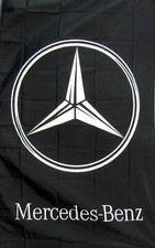 MERCEDES-BENZ VERTICAL 3X5 FLAG picture