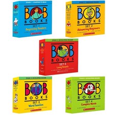Bob Books Complete 5-Box Set Collection Sets 1�5 Beginning  Advancing Beginners picture