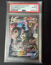 Pokémon 2021 Umbreon VMAX PSA 10 JP VMAX Climax 245/184 CSR Full Art Holo picture