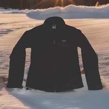 VERY GOOD Patagonia Re-Tool Full Zip Fleece Jacket Women’s M Black VGC Nice picture
