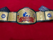 New European Wrestling Championship Replica Belt 2MM Adult Size picture