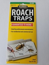 Roach Traps Harris RTRP 2 Pack  Large Roach Traps With Lure picture