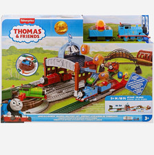 Thomas & Friends Motorized Load & Launch Barrel Delivery Set w/ Track picture