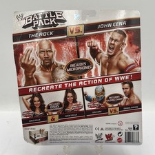 WWE 2011 Mattel Action Figure Battle Pack The Rock vs. John Cena 2 Pack picture