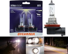 Sylvania Xtra Vision H11 55W Two Bulbs Headlight Low Beam Replacement Upgrade OE picture