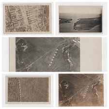 1916 1st Aero Squadron Photo Archive 5pc Camp Wilson North Island Aviation RPPC picture